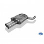 Silent stainless steel rear 2x76mm type 10 for BMW 520i/523i/525i/530i TYPE E60/61