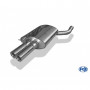 Silent stainless steel rear 2x76mm type 13 for BMW 520i/523i/525i/530i TYPE E60/61