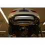 Silencieux arrière duplex inox 2x90mm type 25 pour BMW X4 TYPE F26 (sans Pack-M)