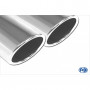 Silent rear duplex stainless steel 2x80mm type 16 for BMW X5 TYPE E70