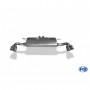 Silent rear duplex stainless steel 2x80mm type 14 for BMW X5 TYPE E70