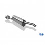 Silent stainless steel rear 2x80mm type 16 for FIAT BRAVO TYPE 198