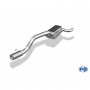 Silent stainless steel rear 1x90mm type 13 for FORD FOCUS RS MK1