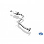 Silent stainless steel front for MAZDA MX3 TYPE EC (with bridle)