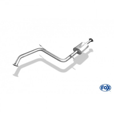 Silent stainless steel front for MAZDA MX3 TYPE EC (with bridle)