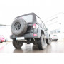 Silent rear duplex stainless steel 1x100mm type 25 (shiny black) for JEEP WRANGLER III TYPE JK