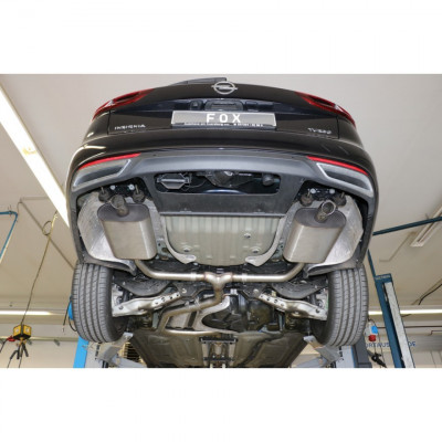 Silent rear duplex stainless steel on original output for OPEL INSIGNIA B SPORTS TOURER