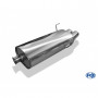 Silent stainless steel rear 2x76mm type 13 for PEUGEOT 306