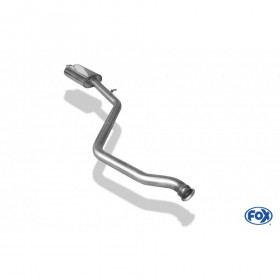 Silent stainless steel front for PEUGEOT 306