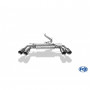 Complete Catback - silent stainless steel duplex 2x100mm type 25 for SEAT ATECA CUPRA 4x4 TYPE 5FP