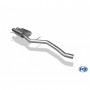 2x90mm stainless steel silent for SEAT LEON ST TYPE 5F