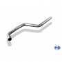 2x80mm stainless steel silent for SEAT LEON TYPE 5F