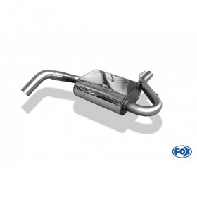 Silencieux intermédiaire inox pour VOLKSWAGEN GOLF MK3