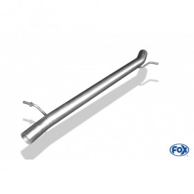 Silent rear duplex stainless steel 1x160x80mm type 53 for VOLKSWAGEN T5/T6 4-MOTION