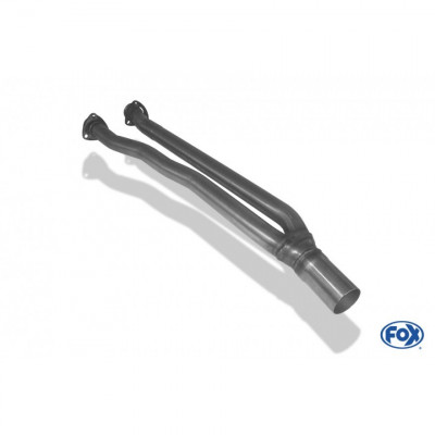 Silent rear duplex stainless steel 1x160x80mm type 53 for VOLKSWAGEN T5/T6 4-MOTION