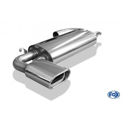 Silent rear duplex stainless steel 1x160x80mm type 53 for VOLKSWAGEN T5/T6 4-MOTION