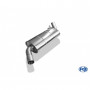 Silencieux intermédiaire inox pour AUDI 80 CABRIOLET TYPE B4