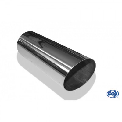 Silent stainless steel rear 1x135x80mm type 53 for OPEL VECTRA A (COFFRE)