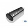 Embout d'échappement inox type 14 / Ø114mm / long 300mm / biseauté 15°