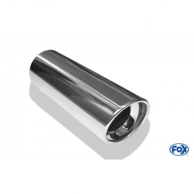 Silent stainless steel rear 1x135x80mm type 53 for OPEL VECTRA A (COFFRE)