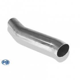 Embout d'échappement inox type 23 / Ø55mm / long 350mm