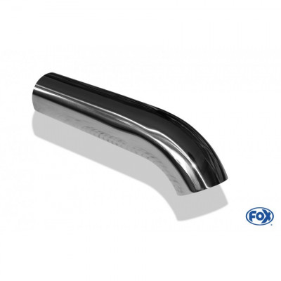 Silent stainless steel rear 1x135x80mm type 53 for OPEL VECTRA A (COFFRE)