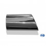 Silent stainless steel rear 1x135x80mm type 53 for OPEL VECTRA A (COFFRE)