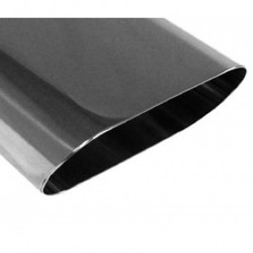 Embout d'échappement inox type 50 / 130x50mm / long 230mm