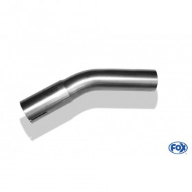 Silent stainless steel rear 1x135x80mm type 53 for OPEL VECTRA A (COFFRE)