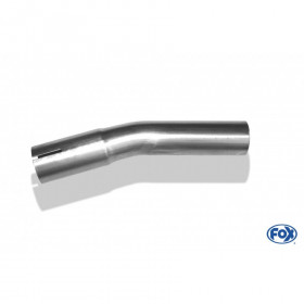 Silent stainless steel rear 1x135x80mm type 53 for OPEL VECTRA A (COFFRE)