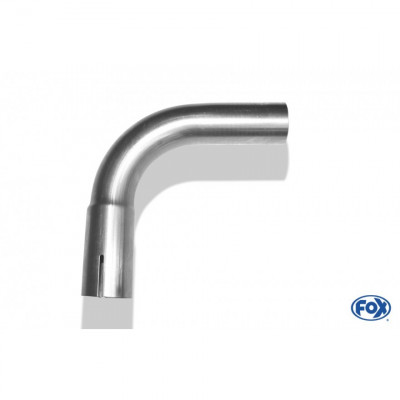 Silent stainless steel rear 1x135x80mm type 53 for OPEL VECTRA A (COFFRE)