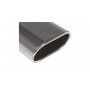 Embout d'échappement inox type 52 / 160x80mm / long 300mm / biseauté 10°