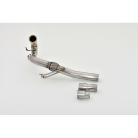 Tube Downpipe Ø76mm inox (suppression de catalyseur) pour VOLKSWAGEN POLO GTI TYPE AW1 (sans FAP)