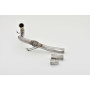 Tube Downpipe Ø76mm inox (suppression de catalyseur) pour VOLKSWAGEN POLO GTI TYPE AW1 (sans FAP)