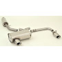 copy of Silent stainless steel rear 1x90mm type 16 for BMW SERIE 1 120i TYPE E87