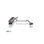 copy of Silent rear duplex D-G stainless steel 2x76mm type 10 for BMW 320/323/325/328/330 TYPE E46