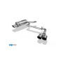 copy of Silent rear duplex D-G stainless steel 2x76mm type 10 for BMW 320/323/325/328/330 TYPE E46