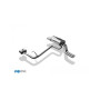 copy of Silent rear duplex D-G stainless steel 2x76mm type 10 for BMW 320/323/325/328/330 TYPE E46