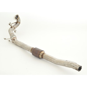 Downpipe Ø76mm inox V2 avec catalyseur sport HJS 200 cpsi pour AUDI S3 SPORTBACK QUATTRO TYPE 8V