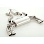 copy of Silent rear duplex stainless steel 1x160x80mm type 53 for VOLKSWAGEN T5/T6 4-MOTION