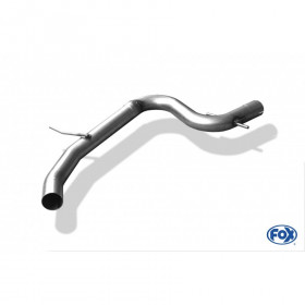 copy of Stainless intermediate silencer removal tube for SEAT LEON TYPE 1P