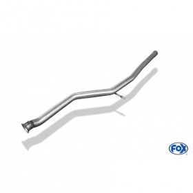 copy of Stainless front silencer removal tube for PEUGEOT 206 S16/206CC S16 (fixing to emmus)