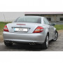 copy of Silent rear duplex stainless steel 2x90mm type 13 for MERCEDES SLK TYPE R171