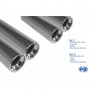 copy of Silent rear duplex stainless steel 2x90mm type 13 for MERCEDES SLK TYPE R171