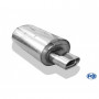 copy of Silent stainless steel rear 1x135x80mm type 53 for BMW X3 TYPE E83