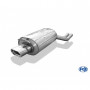 copy of Silent stainless steel rear 1x135x80mm type 53 for BMW X3 TYPE E83