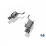 DESTOCKAGE - Silencieux arrière duplex inox 2x76mm type 16 pour MERCEDES SLK TYPE R172 AMG LINE