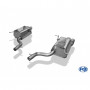 copy of Silent rear duplex stainless steel 2x76mm type 16 for MERCEDES SLK TYPE R172 AMG LINE