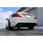 copy of Silent rear duplex stainless steel 2x76mm type 16 for MERCEDES SLK TYPE R172 AMG LINE