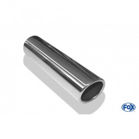 copy of Silent stainless steel rear 1x135x80mm type 53 for OPEL VECTRA A (COFFRE)